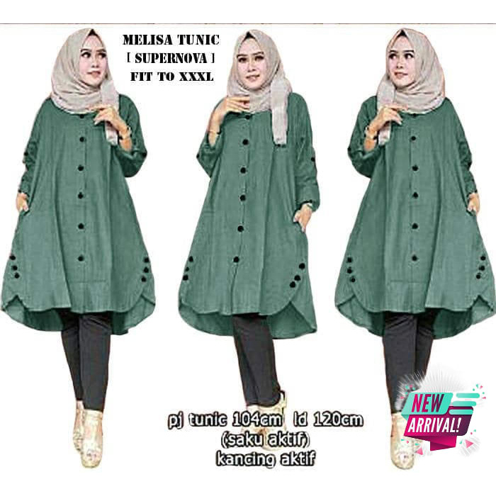 Model Terbaru Style Terkini 2020 Korea Kpop Ss/ Butik Import / Wj MY426 [Tunix Melisa Tosca Ro] Tuni
