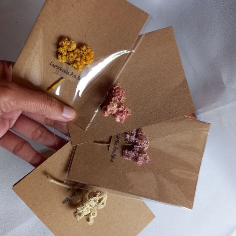 

KARTU UCAPAN GREETING CARD DRIED FLOWER