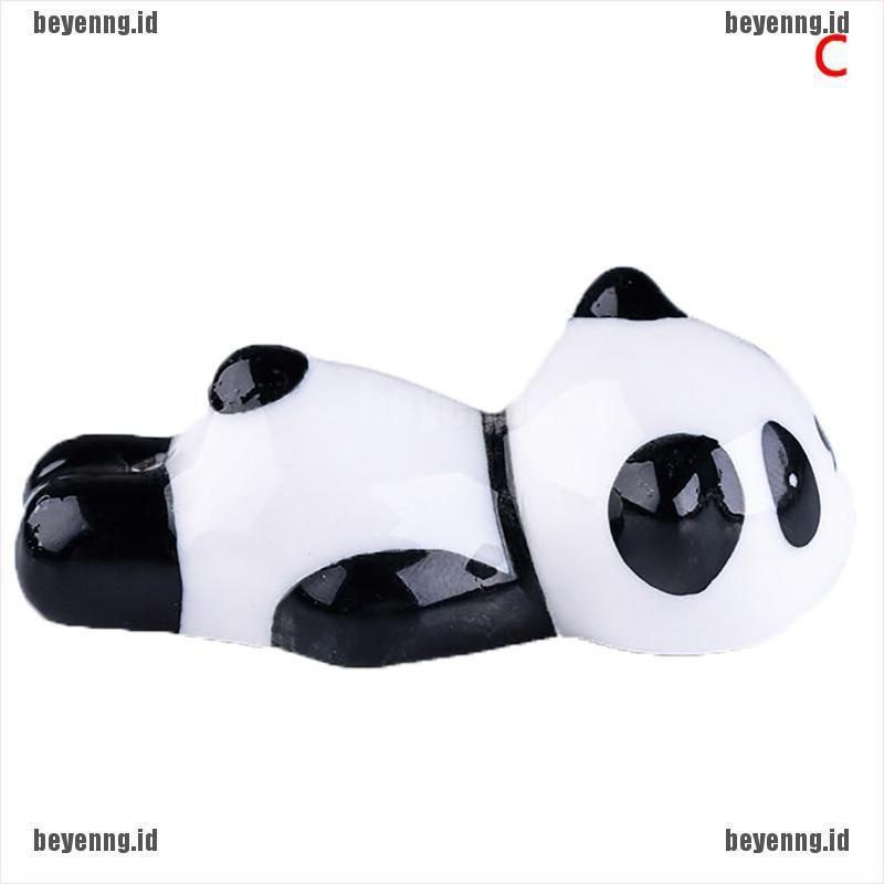 Stand Holder Sumpit Bentuk Kartun Panda Bahan Keramik Untuk Peralatan Makan