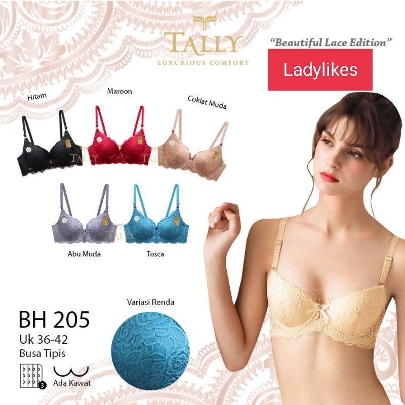 BH BEAUTIFUL LACE  BERKAWAT MERK TALLY 205