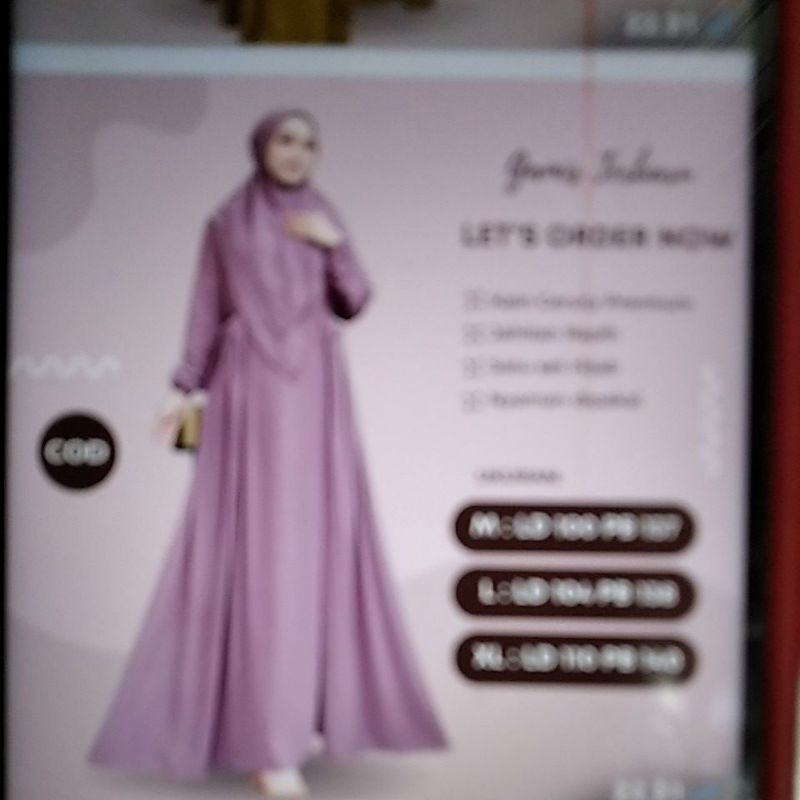 Baju Gamis Wanita Syar'i Muslim Dewasa Gamis Wanita Sultan Modis Lebaran 2021 Terbaru