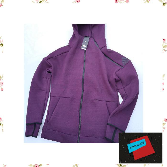 Jaket Pria parasut parka gunung ADIDAS ZNE HOODIE 3.0 FAST RELEASE BURGUNDY ORI COPY PREMIUM IU116