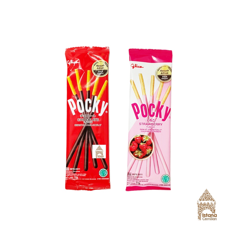 Pocky Singles Chocolate / Strawberry SACHET 11 Gram