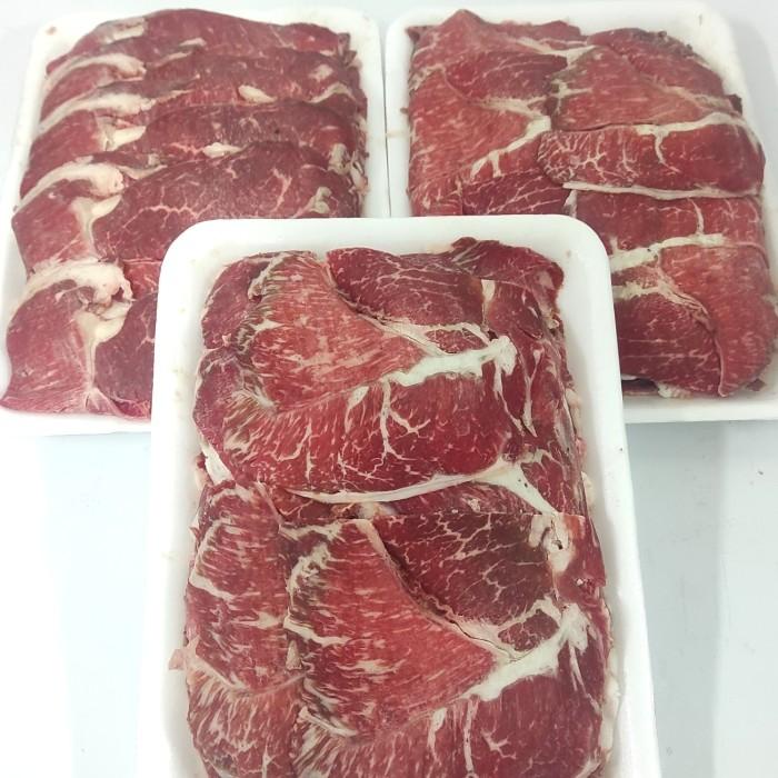 

Steak | Termurah! Real Wagyu Slice Untuk Bulgogi/Teriyaki/Grill Marinasi 1Kg