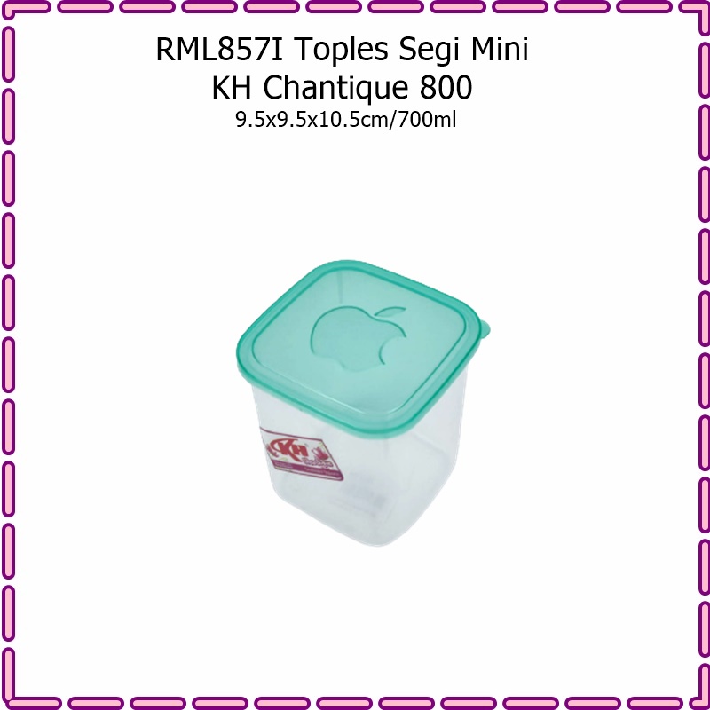 Toples Segi Mini Cantik KH 450ml &amp; 700ml