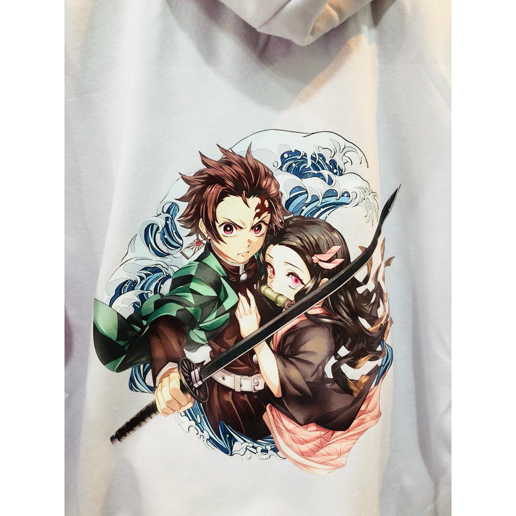 Sweater Anime Kimetsu No Yaiba White