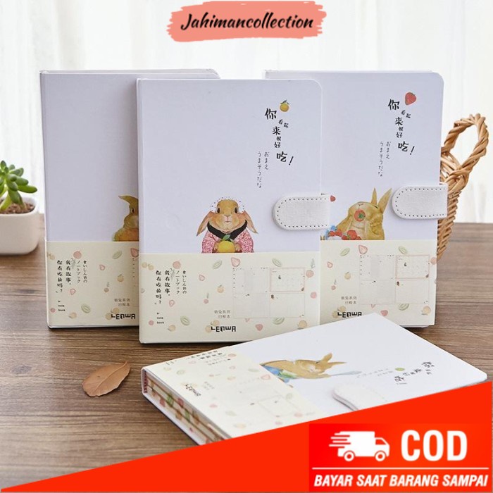 

✨ BISA COD ✨ Buku Notebook Dengan Kata sandi Notepad Agenda impor Planner - Journal - Motif D