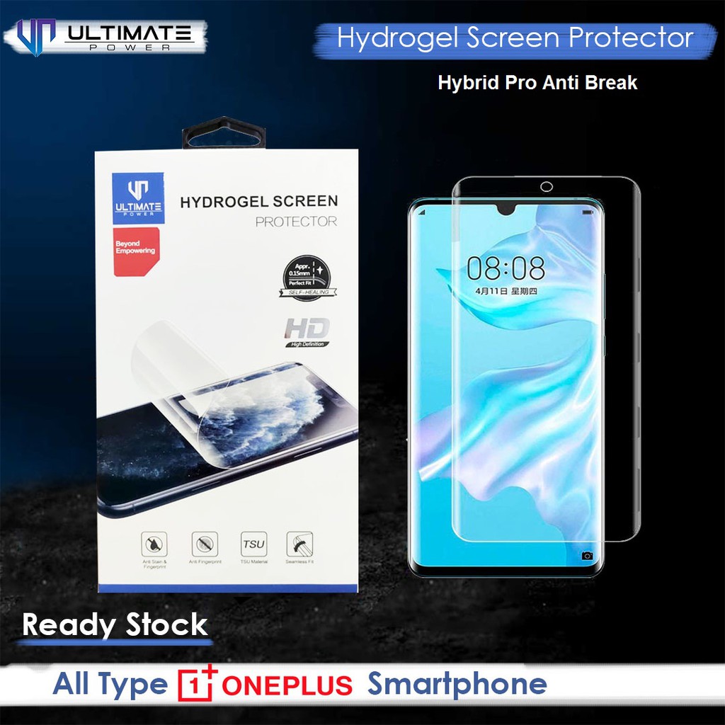 Anti Gores ONEPLUS 8 ,8 PRO, 7T PRO ,7T,7 PRO,6T,6,5 Ultimate Hybrid Pro Hydrogel Screen Protector