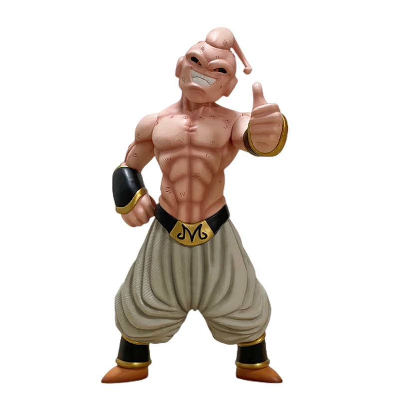 Mainan Action Figure Model Anime Dragon Ball Z GK Give The Thumbs-up Majin Buu 25cm Bahan PVC Untuk Hadiah Anak