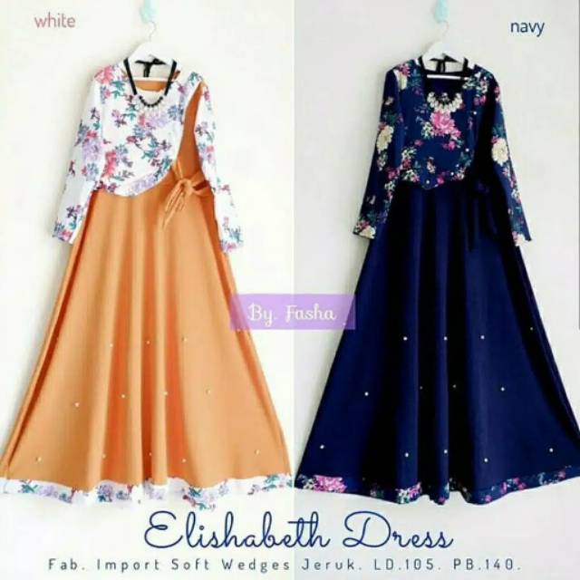 ELIZABETH DRESS - Baju Kondangan - dress murah - baju murah - Fashion Wanita - Baju wanita
