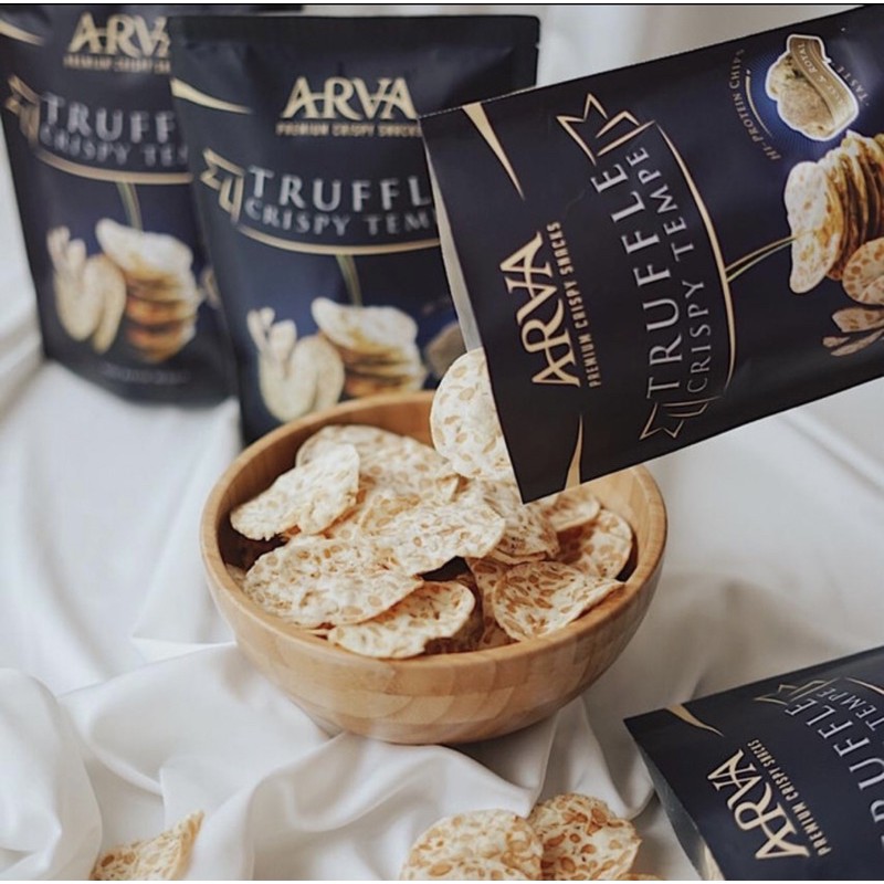 

READY STOCK ARVA TRUFFLE MALA HONEY BUTTER HIMALAYAN SALT TEMPE / keripik tempe