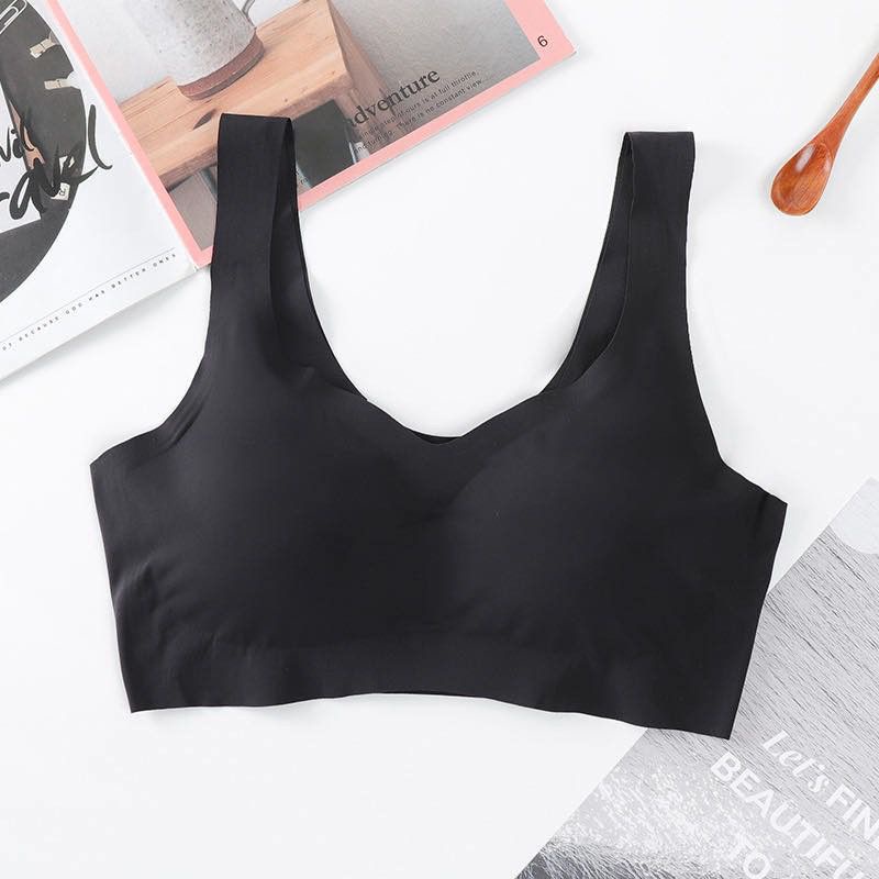 [ LINGERIE MASTER ] - (B-22) Bra Sport BH yoga lari Wanita untuk Busana Musim Panas / ZERO FEEL BH-B-22 Hitam