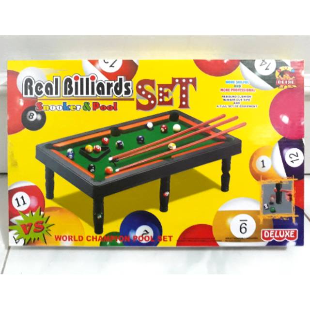 MAINAN ANAK MEJA BILLIARD MINI KECIL / BOLA BILLIARD BILYAR