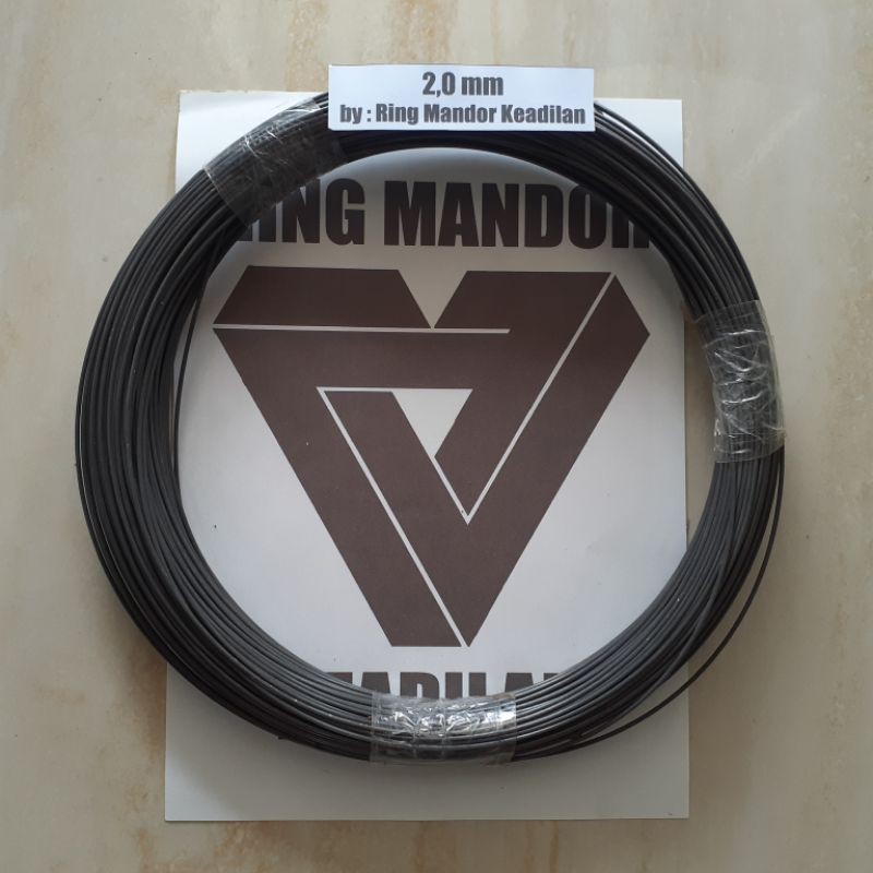 JERUJI FIBER HITAM 2,0MM - NGEROLL