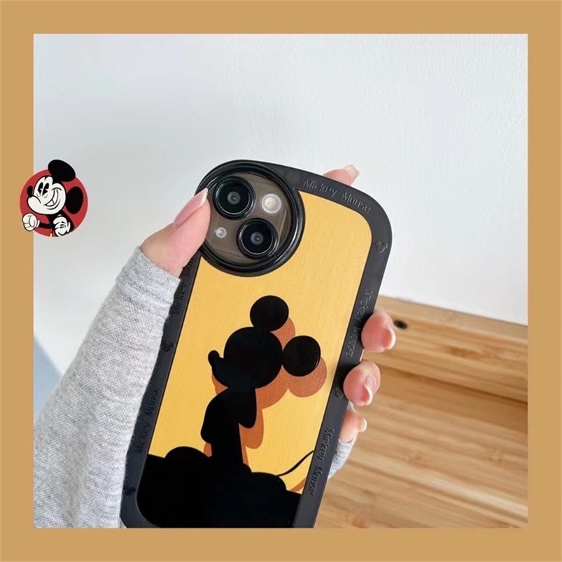 Soft Case Pelindung Lensa Bulat Motif Tikus Untuk iPhone 13 12 11 Pro Max SE 2020 Xr X Xs Max 7 8 6 6s Plus