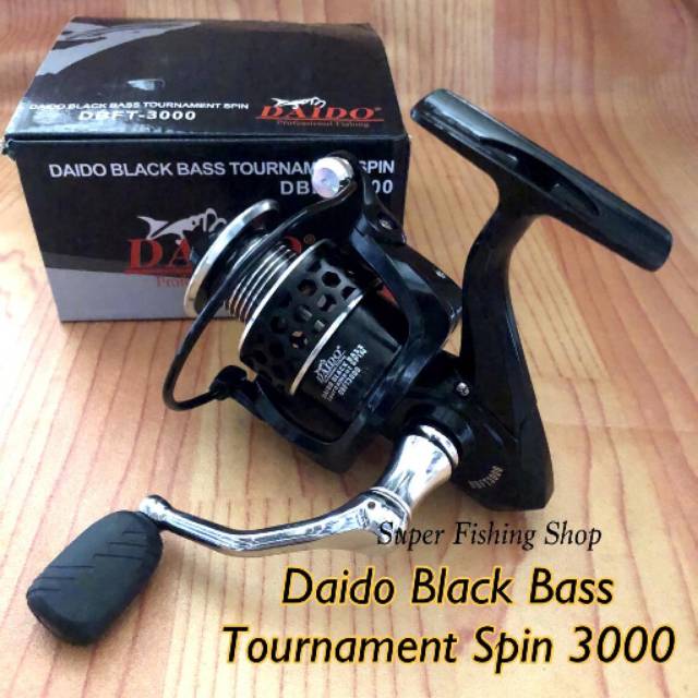 Reel Daido Black Bass Tournament Spin 3000