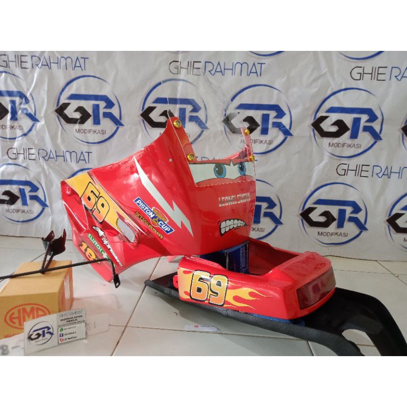 Fairing ssr konsep mcqueen/fairing ninja r balap/fairing ssr custom/fairing ssr unik
