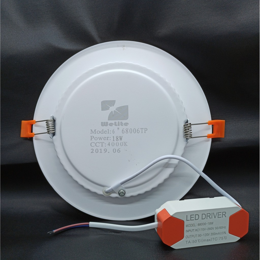 Lampu Downlight Plafon LED Slim Downlight 9W 12W 18W Garansi