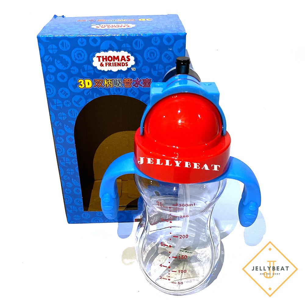 Botol minum anak sedot thomas original bpa free (BIRU)