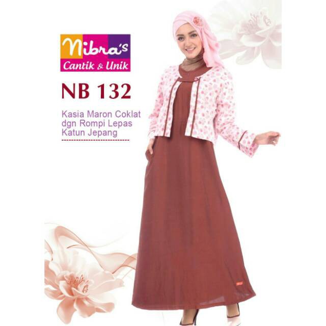 Gamis Nibras NB 132 Maroon L