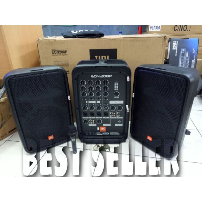 Speaker Bluetooth JBL EON 208 P Speaker Portable EON208P Original