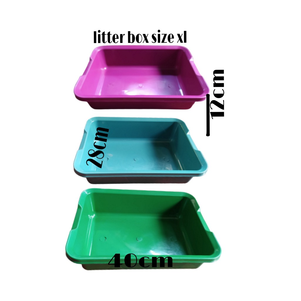 SATU PERLENGKAPAN PUP KUCING LITTER BOX SIZE XL PASIR WANGI 200gram