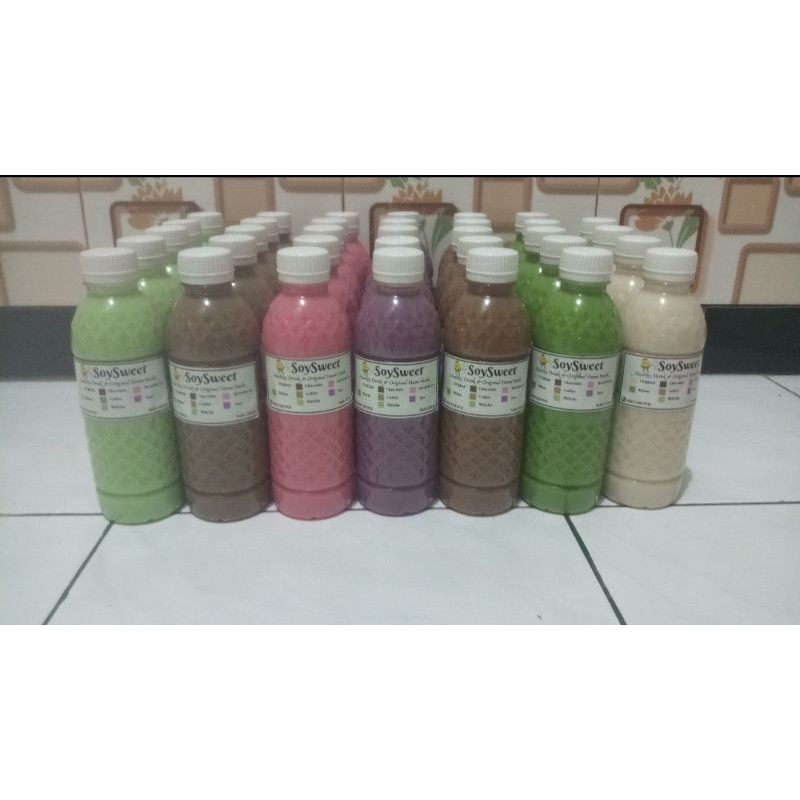 Susu kedelai, Minuman Susu, Susu Botol, Susu Kedelai, SoySweet, Soy Milk