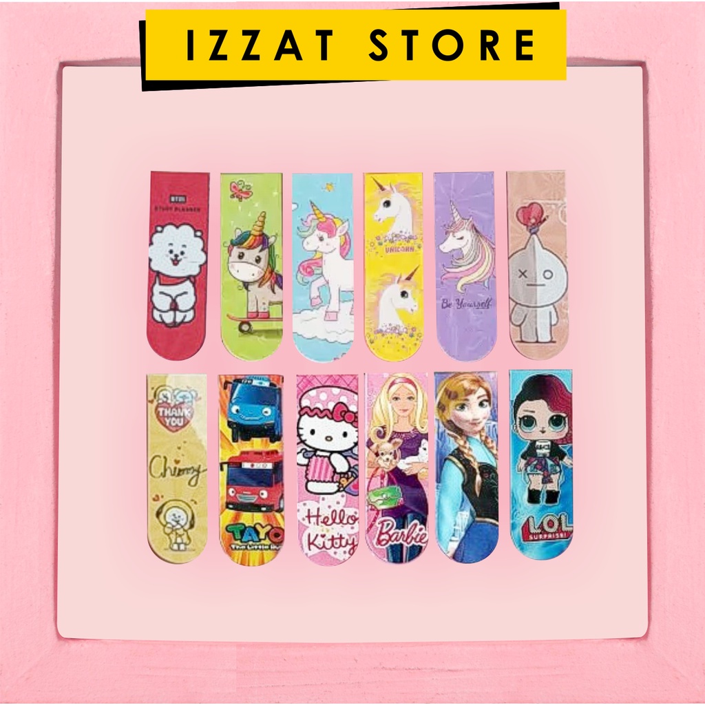 

Pembatas Buku Magnet Karakter Lucu - IZZAT STORE