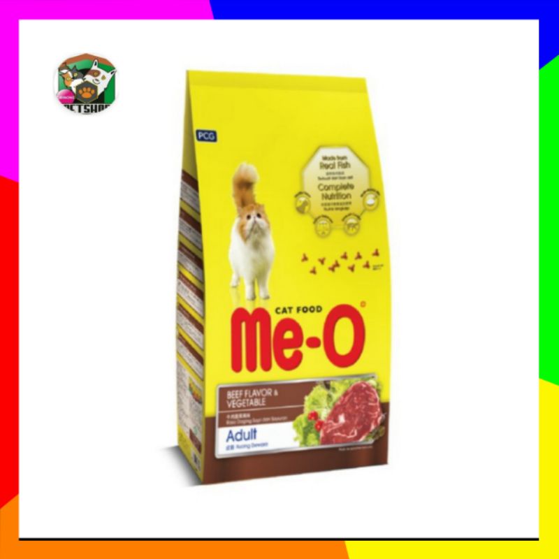 Makanan Kucing MEO Beef Flavour &amp; Vegetable 1,2Kg