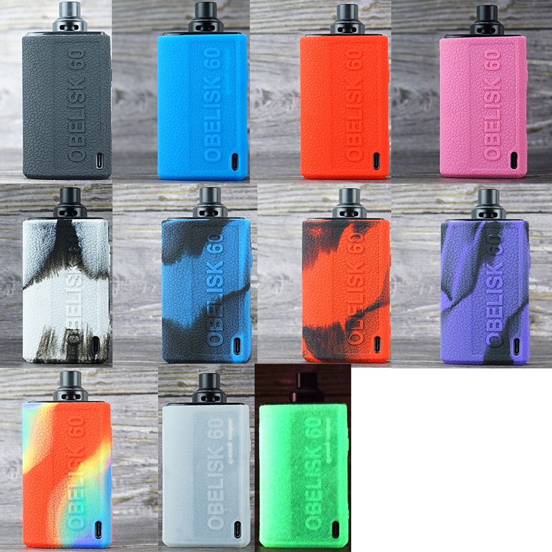 [Ready Stock] Protective Case for Obelisk 60  60w SiliconeTexture Cover Rubber Sleeve Wrap Shield Skin Soft Gel Shell