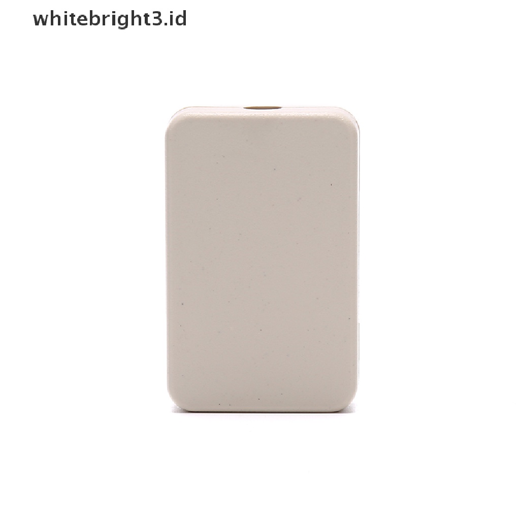 {whitebright3.id} 55*35*15mm Small plastic electronic project enclosure abs wire junction box ,