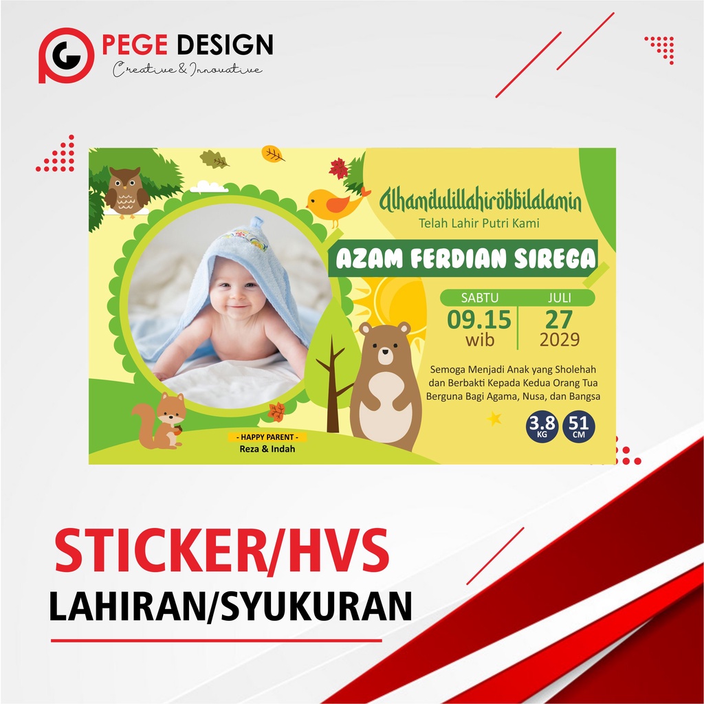 

STIKER // KERTAS HVS KELAHIRAN, SELAPANAN, TEDAK SITEN ANAK MURAH