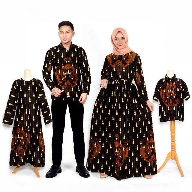 Baju Batik Couple Keluarga Modern Anak Muda Modis Model Muslim Anak Shopee Indonesia