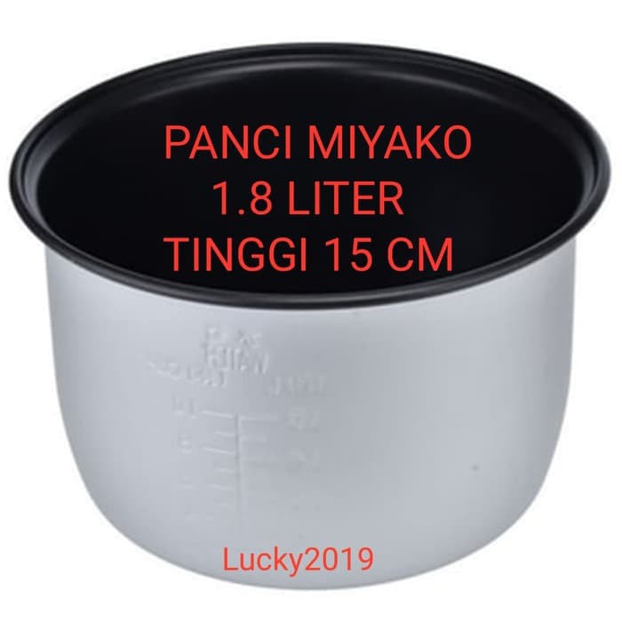 Agen Panci Teflon Miyako 1.8 Liter / Inner Pot 1.8l - 13 Cm 3yOdoLh5JpoYW