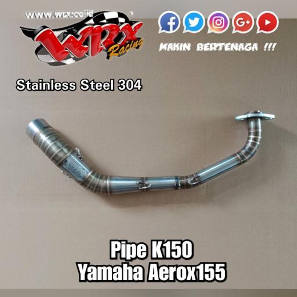 PIPA KNALPOT RACING WRX K150 Aerox155 Murah bac 9013