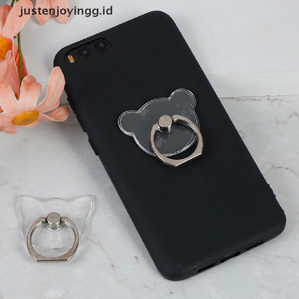 Ring stand holder Handphone Bahan Metal Aneka Warna