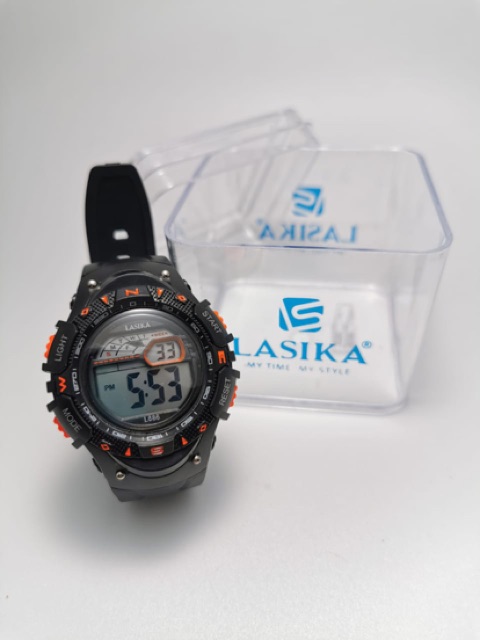 LASIKA jam tangan Anak SD remaja tahan air sporty digital ada led