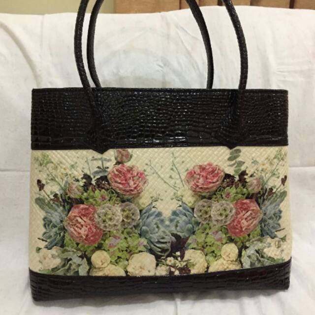 Tas decoupage pandan