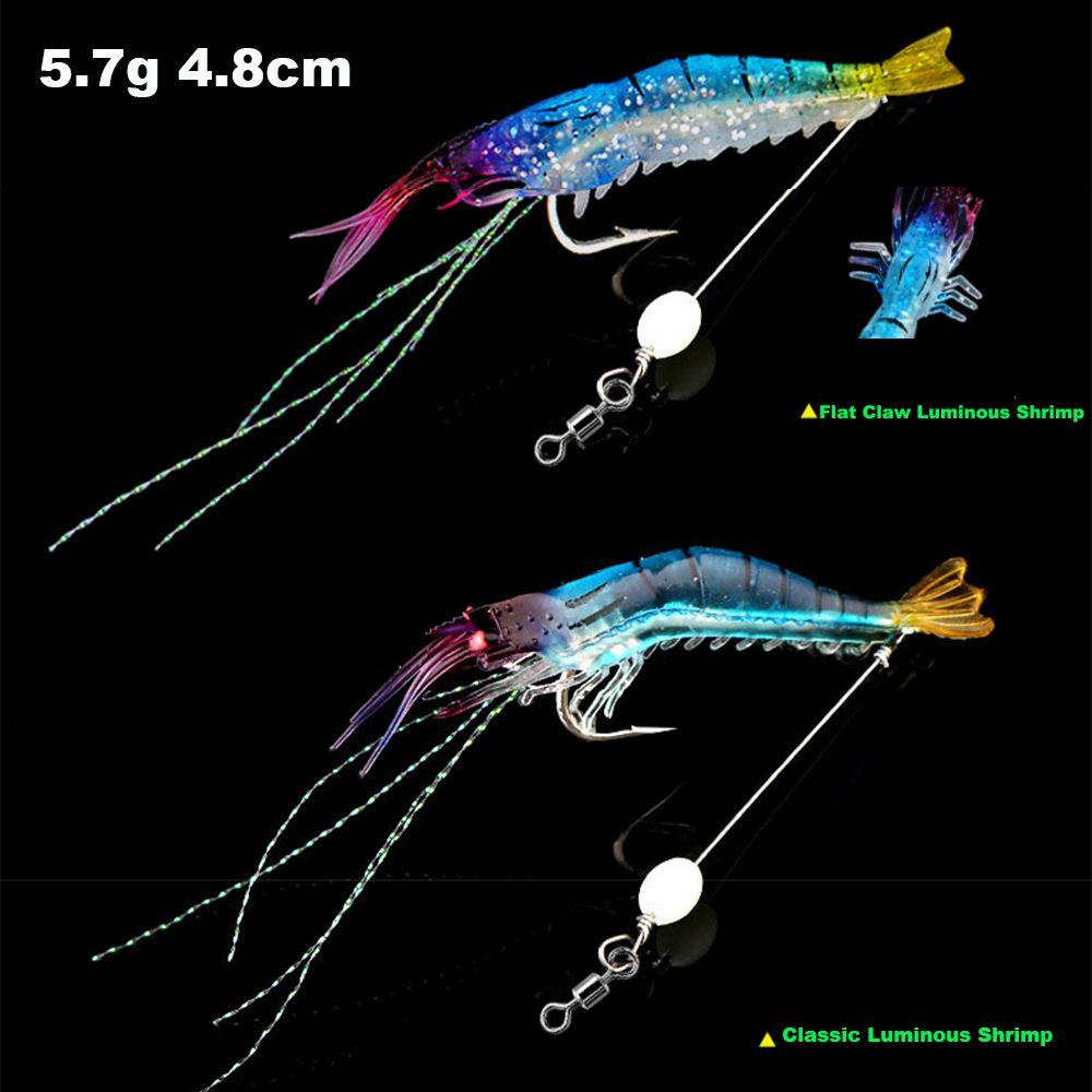 Top Udang Lure New Flat claw/classic Biomimetic Soft Hook Cacing Silikon