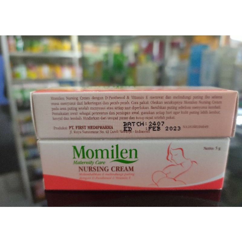 MOMILEN NURSING CREAM 5 GR