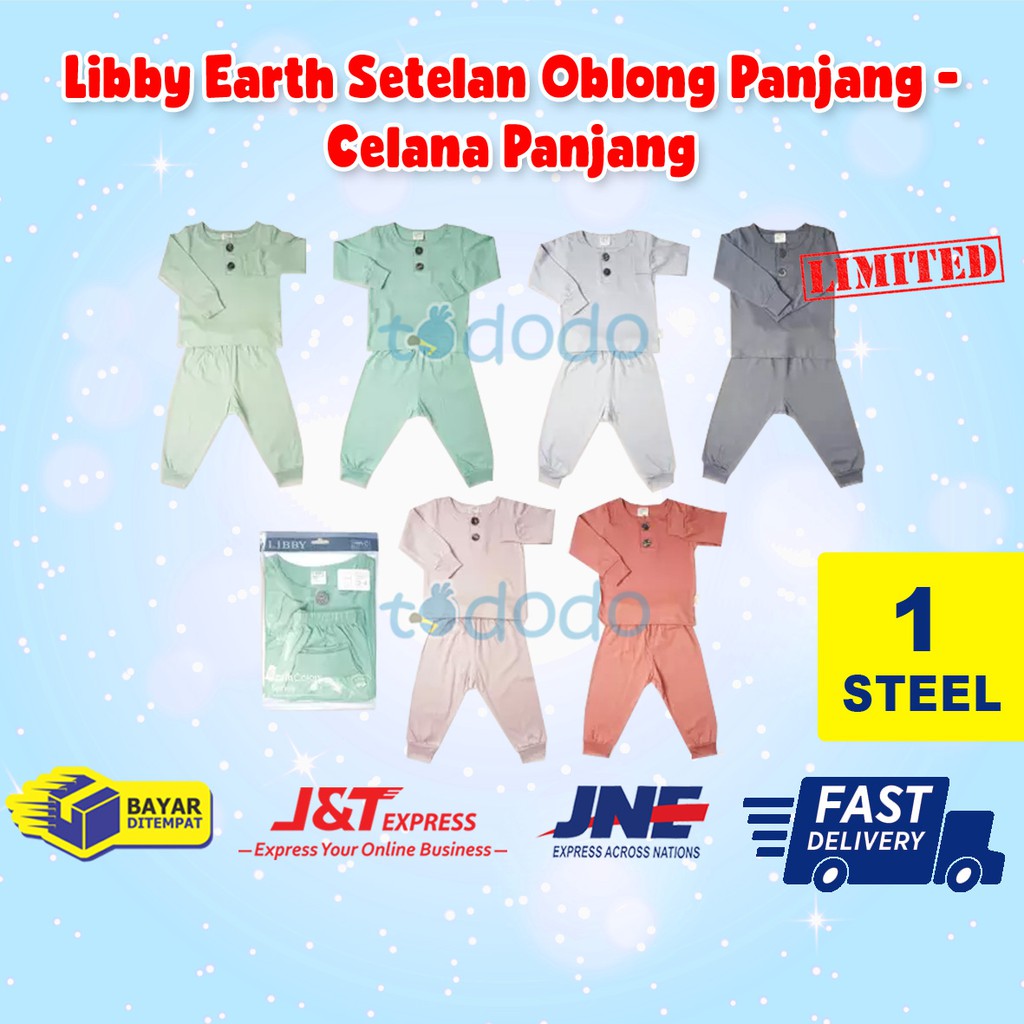 Libby Earth Setelan Oblong Panjang - Celana Panjang