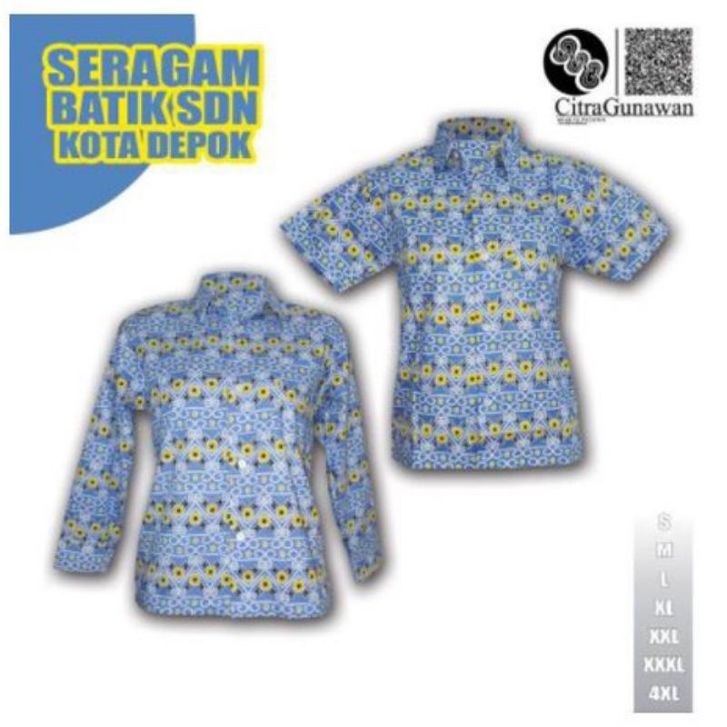 SERAGAM BATIK SD KOTA DEPOK