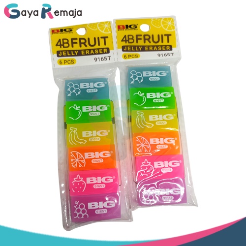 

Setip Penghapus BIG Jelly / 4B Eraser BIG / Fruit Jelly Eraser Set 9165T