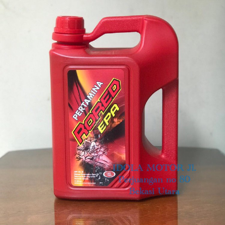 Oli pertamina rored epa sae 140 api GL-4 isi 4 liter