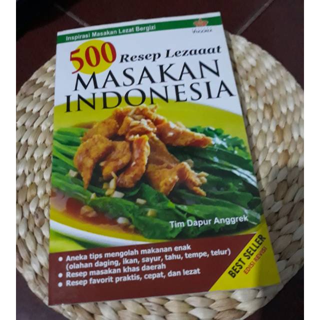 Buku resep masakan preloved