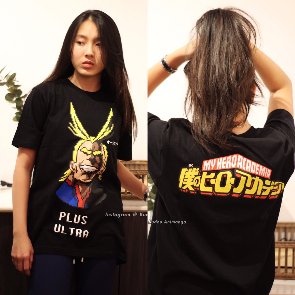 Tshirt All Might Pixel Art Boku no Hero Academia