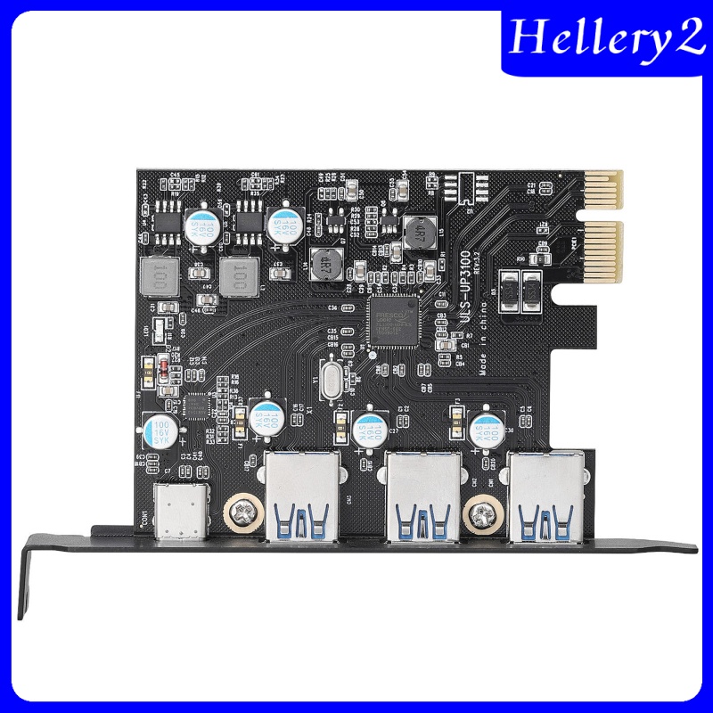 [HELLERY2] PCI-E to Type C (3), Type A (1) USB 3.0 4-Port PCI Express Expansion Card