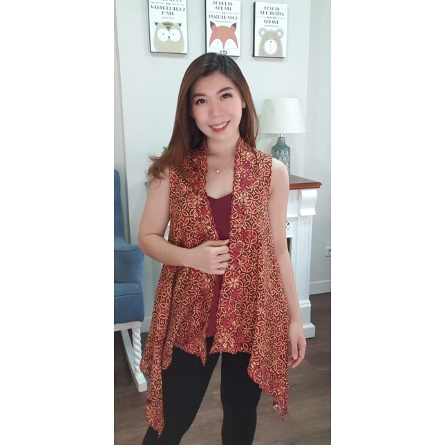 Batik Pandawa5 | Outer batik bordir Fransisca/ outer batik modern/ outer bordir kekinian