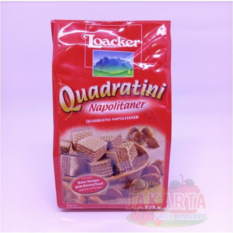 

(CAMILAN INSTAN) LOACKER QUADRATINI NAPOLITANER 125G