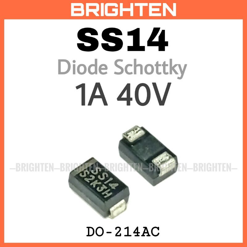 SS14 Diode Schottky SMD 1A 40V Dioda